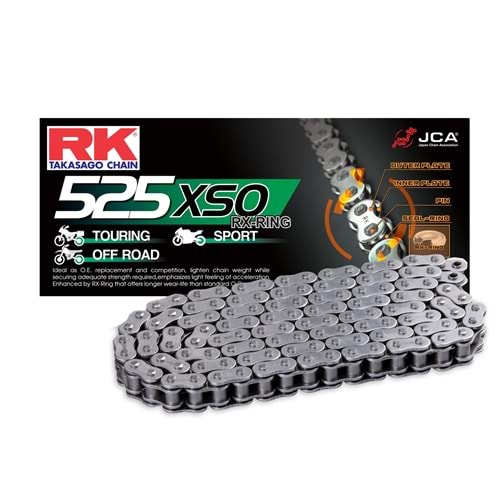 RK ZİNCİR 525XSO 122L O-RİNG Lİ