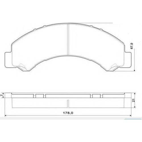 Disk Balata Isuzu N Wide, NNR, NLR 85 LONG, Npr 10 Arka - VALEO