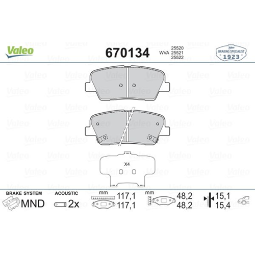 Disk Balata Kia Sorento II (XM) 2.2 09-, Santa Fe 06-12, Genesis, Ssangyong Arka -