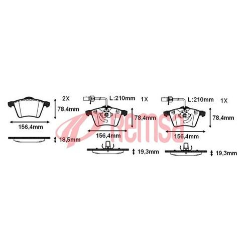 Disk Balata Vw T4, Seat, Ford Ön -