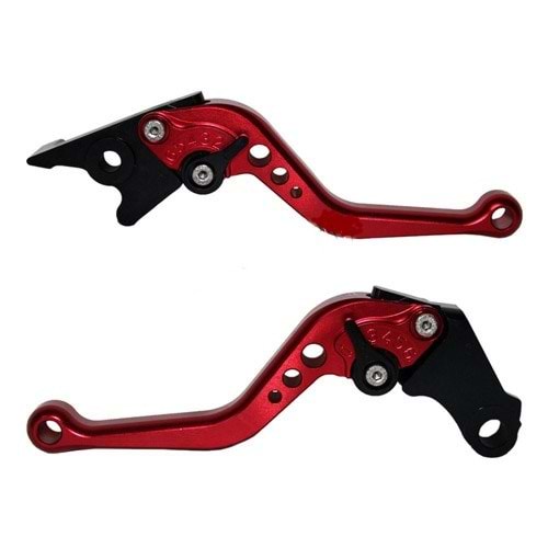 CNC DEBRİYAJ VE FREN MANET SETİ KIRMIZI HONDA CBR 250 R 11-13