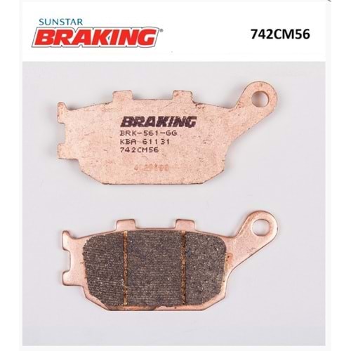 174 BRAKING ARKA FREN BALATASI (742CM56)