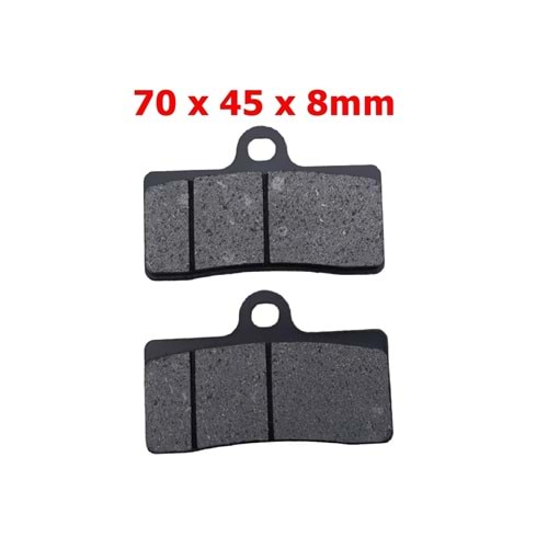 910 FREN DİSK BALATASI ÖN (E5) CF MOTO NK 250 OEM (YS3478)