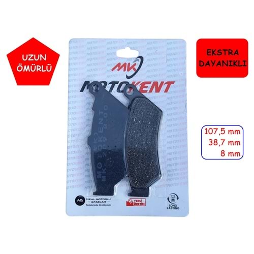 209 ÖN FREN DİSK BALATASI CF NK400-650 MT650