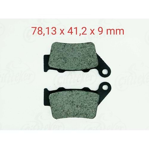 208 DİSK BALATA ARKA BAJAJ PULSAR NS 200, RS 200, YAMAHA MT-03, KTM 200-250-390-690 DUKE