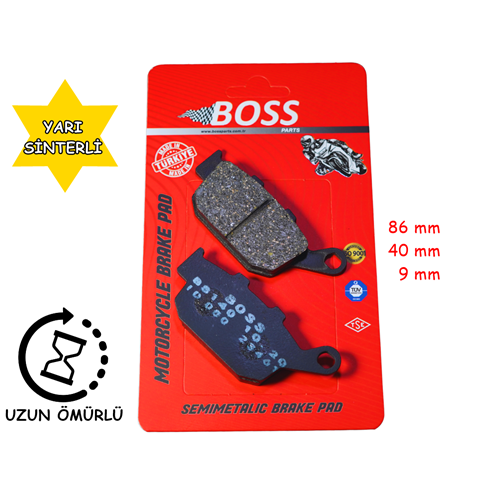 140 ARKA FREN DİSK BALATASI CBR 250(87-94) CBR 500R(2013-2016) XL 700 YAMAHA XJ 6(2009-2013)