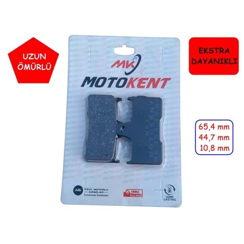 254 ARKA FREN DİSK BALATA MTK SUZUKİ GSX 1400(2001-2007)-GSXR 600(2004-2005)-GSXR 1000(2001-2006)