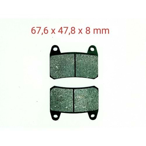 658 DİSK BALATA ÖN BENELLİ BN251, TNT25, TNT250, TN249-S, TRK251