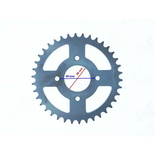 DİŞLİ ARKA HERO XPULSE 200 4V 520-38T İÇ 58 mm ÖM