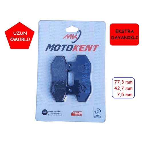 086 ARKA FREN DİSK BALATASI RKS NEWLİGHT YM MTK