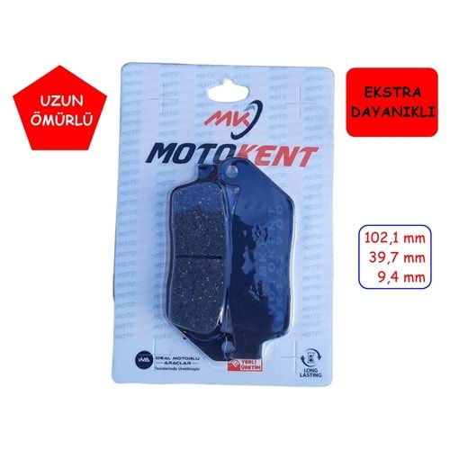 142 FREN DİSK BALATASI ÖN MTK XMAX 250 2014 sonrası HONDA CBR 250-CB 650 SUZUKİ GW 250 İNAZUMA