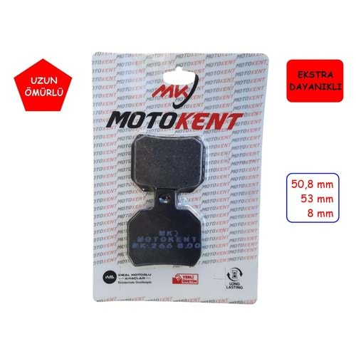 266 E-BİS VOLTA RM5 ARKA FREN DİSK BALATASI MTK APRILIARS 50 06-11 F