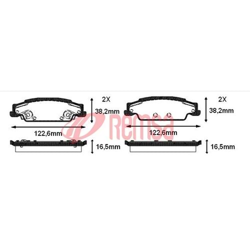 Disk Balata Cadillac CTS 2.6 Arka -