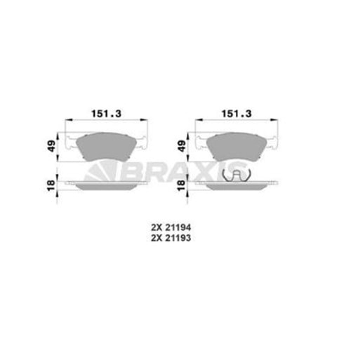 Disk Balata Fiat Albea, Palio, Siena, Premio, Uno, Lancia Ön