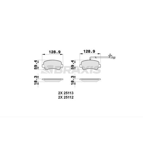 Disk Balata Renault Master III, Opel Movano B Arka -