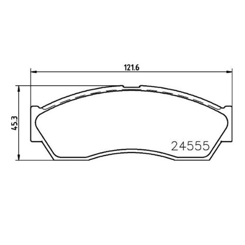 Disk Balata Tata İNDİCA 1.4, Honda City Rover Ön -