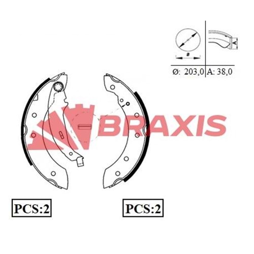 Kampana Balata Renault Clio I, Laguna, Symbol II, Peugeot 306 Arka