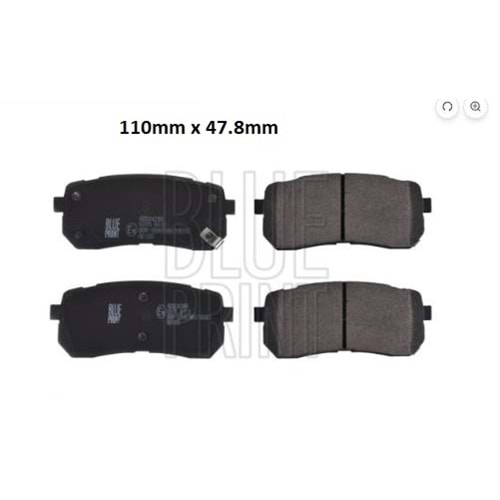 Disk Balata Kia Carnival, Hyundai H1, İx35, Starex - Arka