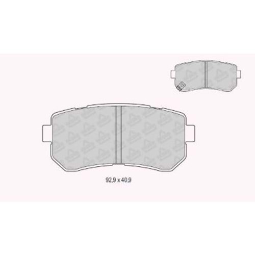 Disk Balata Hyundai Accent, İ30 , Kia Cerato, Ceed, Rio Arka -
