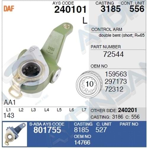 AYS240101 AYDINSAN DAF CIRCIR