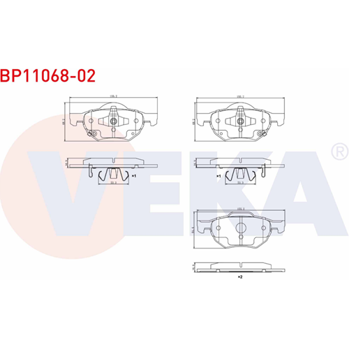 Disk Balata Honda Accord Ön -