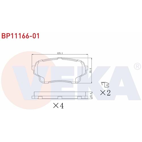 Disk Balata Suzuki Grand Vitara Ön -