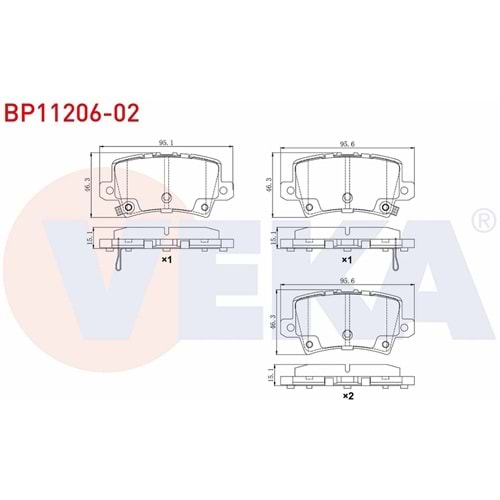 Disk Balata Honda Civic VIII Arka -