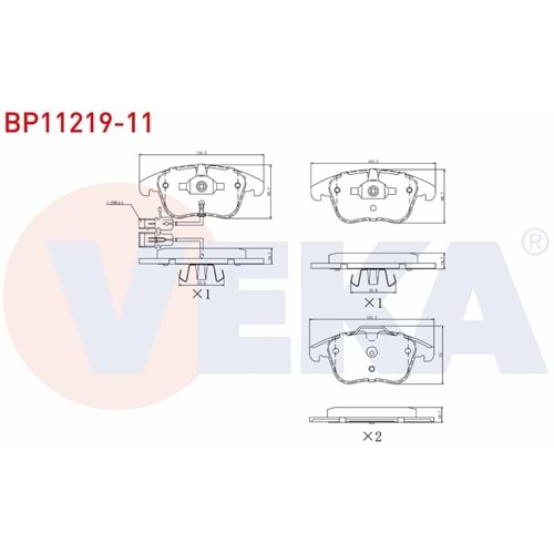 Disk Balata Vw, Audi A4 Ön