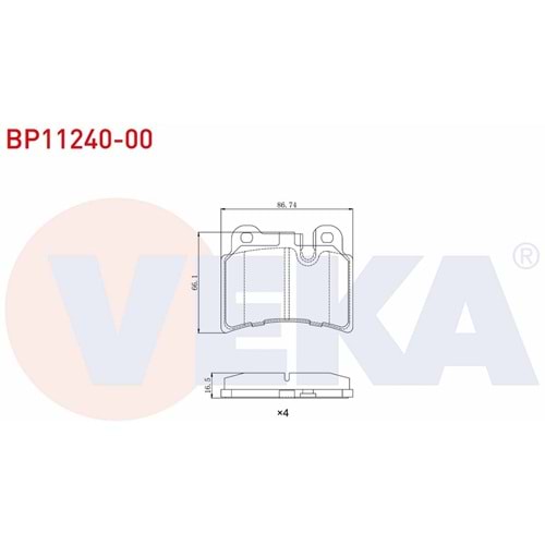 Disk Balata Vw Touareg Arka -