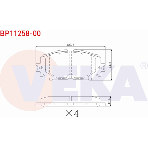 Disk Balata Toyota Yaris (P9) 1.0 VVT-I Arka -