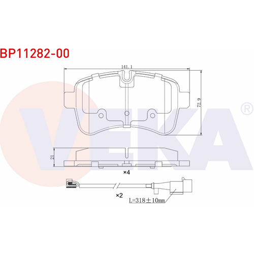 Disk Balata Fiat İveco Daily IV 2.3 Arka -