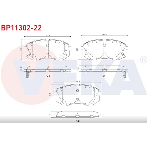 Disk Balata Hyundai İX35, Tucson, İ40, Kia Carens, Sportage Ön