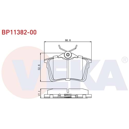 Disk Balata Peugeot Partner, 308, Citroen Berlingo Arka -