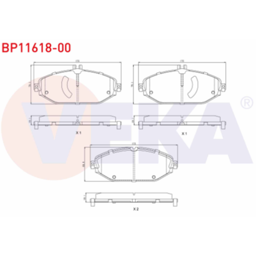 DİSK BALATA MERCEDES E SERİSİ, C SERİSİ ÖN -