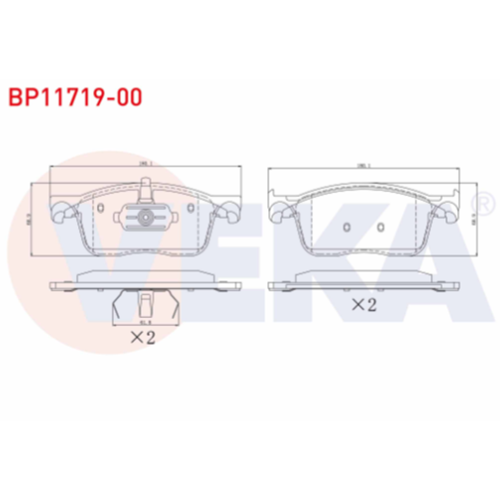 Disk Balata Citroen Jumpy, Peugeot Expert, Toyota Proace Ön -