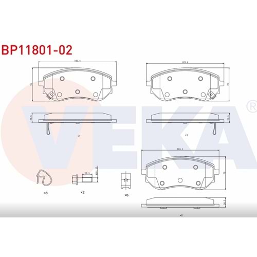 Disk Balata Mercedes X, Nissan Navara Ön -