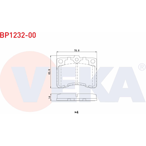 Disk Balata Daihatsu HI-JET Ön -