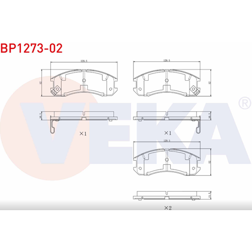 Disk Balata Mazda 626 III Ön -