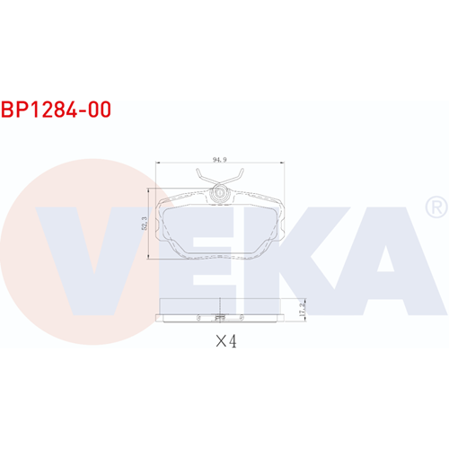 Disk Balata Mercedes 201(190E), Bmw E30 Ön -