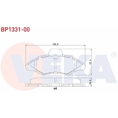 Disk Balata Ford Escort, ORioN Ön -