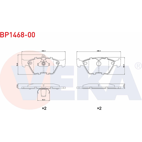Disk Balata Opel Omega B 2.0 Ön -