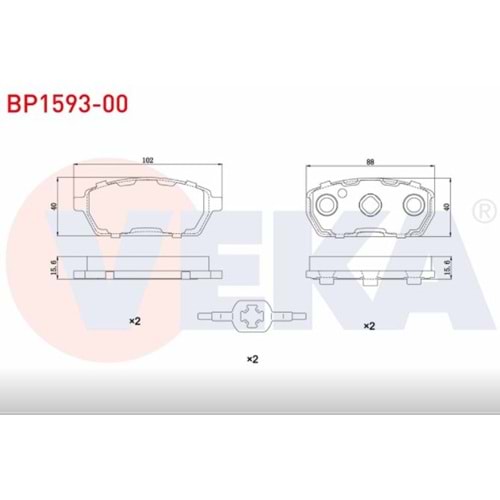 Disk Balata Suzuki Süper Carry 1.3 Ön -
