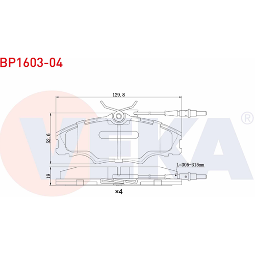 Disk Balata Peugeot 406 Ön -