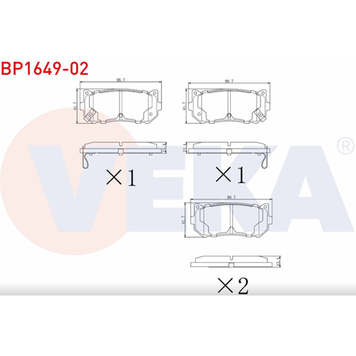 Disk Balata Kia Carens II 1.6 Arka -