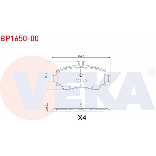 Disk Balata Mercedes Vaneo, A Serisi W168 Ön -