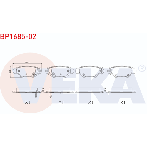 Disk Balata Opel Zafira, Astra G, Astra F Arka -