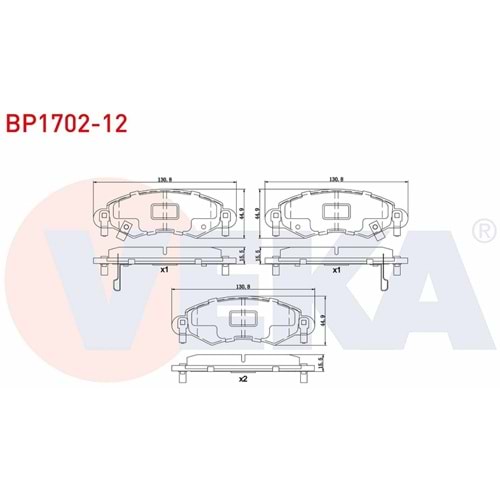 Disk Balata Opel Agila, Suzuki Wagon Ön -