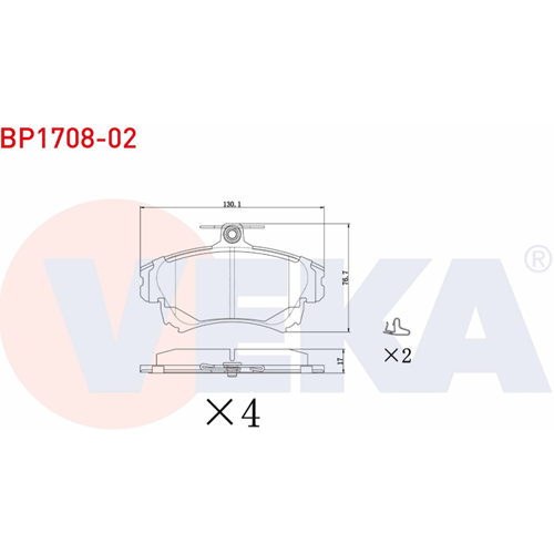 Disk Balata Mitsubishi Carisma, Volvo S40 Ön -