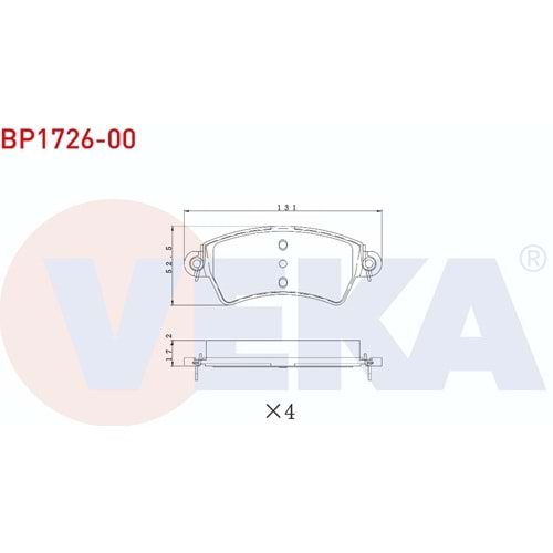 Disk Balata Peugeot 206 Ön -