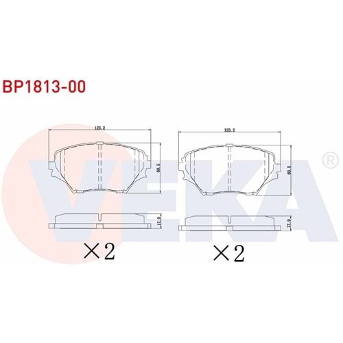 Disk Balata Toyota Rav 4 Ön -